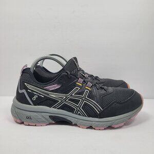 Asics Gel-Venture 8 Trail Women's Black Running Shoes 1012A708 US Size 9.5